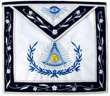 Masonic Blue Lodge Past Master Apron